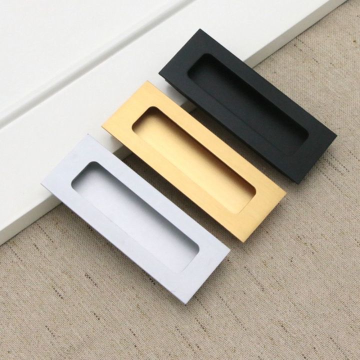 Closet Modern Drawer Accessory Furniture Knobs Finger Pulls for Drawer Finger Flush Pulls Door Handles Cabinet Pulls Barn Door Handles