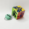 Premium Quality 3X3 Cute Cartoon Cube Key Chain. 