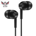 Wired Earphone with Mic-phone Stereo Surround Heavy Bass Stable Signal Universal Music Game Call Function 3.5mm Jack Wire Control Headset In-ear Sport Earphones for Mobile Phone. 