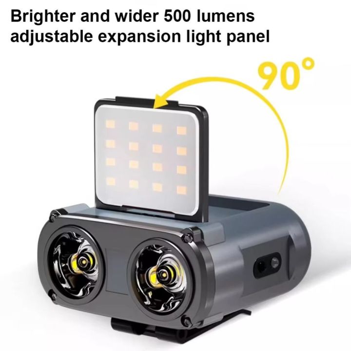 Cave%20Exploration%20Sensor%20COB%20LED%20Headlamp%20Rechargeable%205%20Light%20Modes%20Head%20Flashlight%20Dual%20Light%20Design%20Waterproof%20LED%20Head%20Light%20Fishing%20-%20Image%207