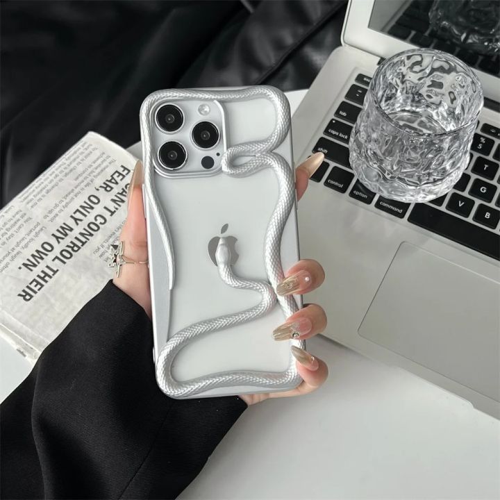 3D%20Luxury%20Snake%20Phone%20Case%20For%20iPhone%2016%20Pro%20Max%2015%2014%20Plus%2013%2012%20promax%2011%20Matte%20Plating%20Fashion%20Protective%20Cover%20Fundas%20-%20Image%205