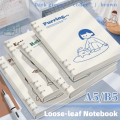 Cute A5/B5 Loose-leaf Notebook Puppy Detachable Binder Notebook Horizontal Line 60 Sheets/120 Pages Note Book Student Office Stationery. 