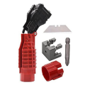 Faucet and Sink Installer Plumbing Tools, Plumber Wrench Screwdriver Bit Plastic Insert for Small Spaces Kitchen Bathroom Toilet. 