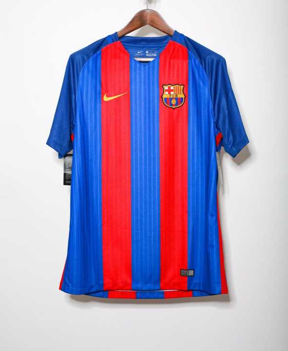 FCB Barcelona Home  A Grade Jersey Top Retro Kit For Kids And Adults | Old Messi Fan Kit Jersey | Football Club Jerseys