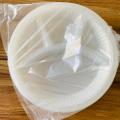 Plastic Disposable plate 12 Inch 4 compartment. 