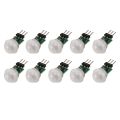 JAERBEE 10Pcs AM312 Mini Human Sensor Module IR Pyroelectric Infrared PIR Motion Sensor Detector Modules DC 2.7V to 12V. 