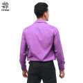 Tipikka Royal Purple Color Cotton Feel Full Sleeve Plain Formal Shirt For Men. 