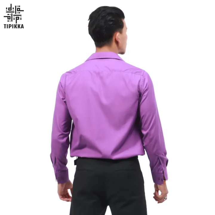 Tipikka%20Royal%20Purple%20Color%20Cotton%20Feel%20Full%20Sleeve%20Plain%20Formal%20Shirt%20For%20Men%20-%20Image%205
