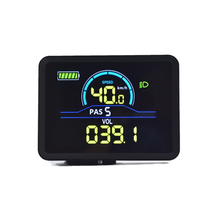 OUMERY%20P5C%20Electric%20Bike%20LCD%20Display%20Meter%2024V-60V%20Ebike%20Intelligent%20Display%20IP67%20UART%20Colorful%20LCD%20Display%20Meter%20SM%205+2PIN%20-%20Image%203