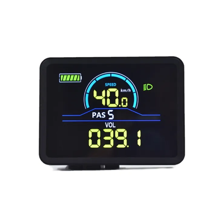 OUMERY%20P5C%20Electric%20Bike%20LCD%20Display%20Meter%2024V-60V%20Ebike%20Intelligent%20Display%20IP67%20UART%20Colorful%20LCD%20Display%20Meter%20SM%205+2PIN%20-%20Image%203