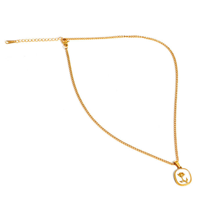 Women's%20Shirt%20Versatile%20StyleIns%20Clavicle%20Women's%20Necklace%20Rose%20French%202025%20New%20%5BValue%20for%20Money%5D%20Water%20Drop%20Niche%20Design%20Fashion%20Chain%20ColdT%20Pendant%20-%20Image%204