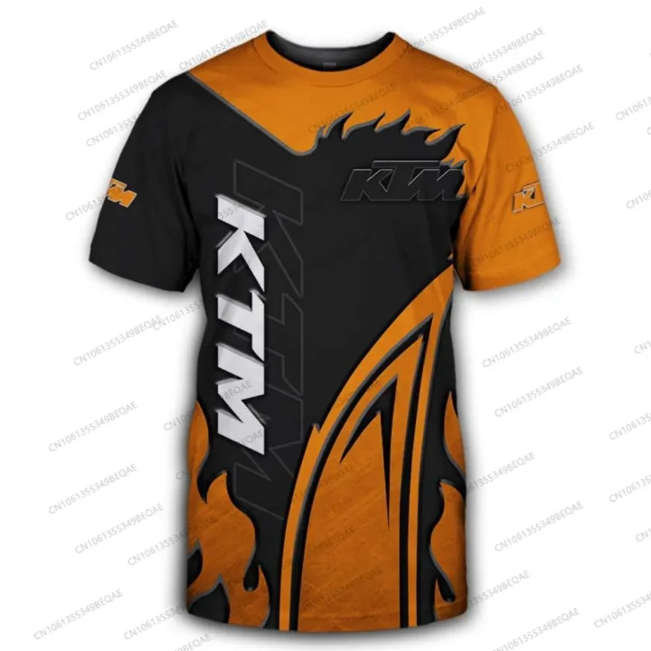 HOT%20KTM%20new%20T-shirt%20summer%20tops%20T-shirt%20new%20short-sleeved%20T-shirt%20men's%20Harajuku%20tops%202025%20summer%20trend%20short-sleeved%20-%20Image%203