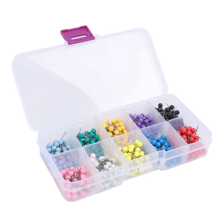 fasdaga%20Map%20Tacks%20Push%20Pins%20Plastic%20with%20Steel%20Point,%204mm,%201000%20Pieces%20-%20Image%205