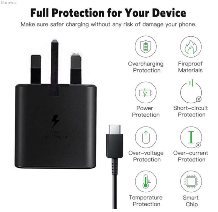 Uonevic%20zSB%20Typ%20Adapter%20+%20U%20Samsung%2025W%20Fast%20Charging%20Luxury%20Adapter%20C%20to%20Type%20C%20Cable%20Mobi%20bi%20-%20Image%203