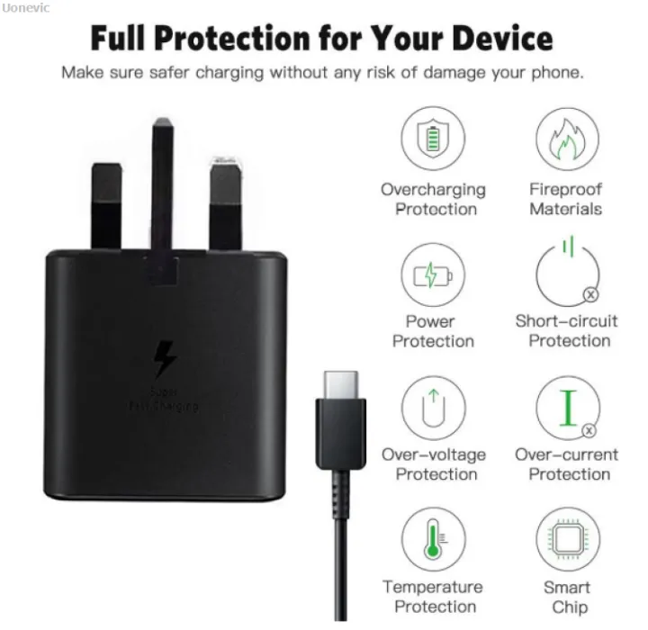 Uonevic%20zSB%20Typ%20Adapter%20+%20U%20Samsung%2025W%20Fast%20Charging%20Luxury%20Adapter%20C%20to%20Type%20C%20Cable%20Mobi%20bi%20-%20Image%203