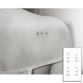 Waterproof Temporary Tattoo Stickere Sun Moon Star Design Body Art Fake Tattoo Tattoo  Female. 