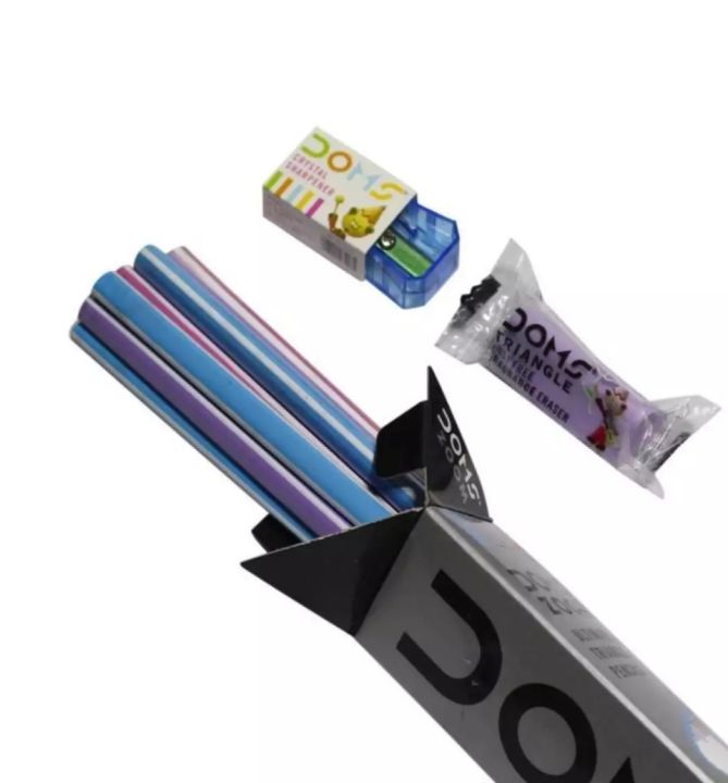 Doms%20%20Zoom%20Triangle%20Dark%20Pencil%20(Pack%20of%2010%20pcs)%20-%20Image%204