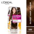 LOreal Paris Casting Creme Gloss Hair Color - 530 Praline Brown (87.5g+72ml). 