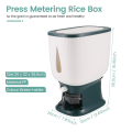10Kg Automatic Rice Dispenser with Rinsing Cup Rice Dispenser Box-A. 