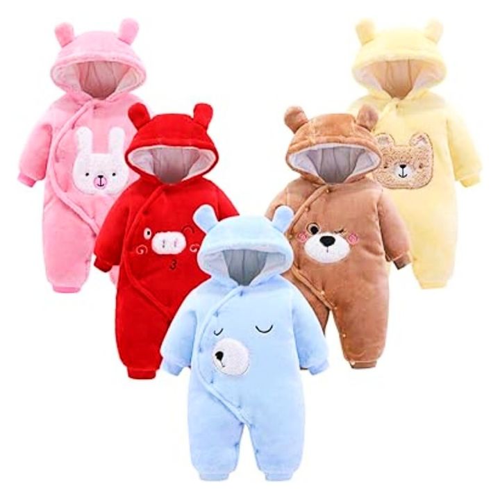 CozyCubs%E2%84%A2%20Boys%20Long%20Sleeve%20Hooded%20Fleece%20Jumpsuit%20%E2%80%93%20Warm%20&%20Cute%20Cartoon%20Infant%20Romper%20-%20Image%202