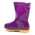 Rubber Purple Rainboot Gumboots For Kids (Colour May Vary). 