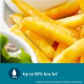 Philips Air Fryer NA130/00, 1700 Watt, 6.2 Liter, With Rapid Air Technology (Black), Extra Large. 