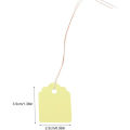 200Pcs Plant Hanging Tag Waterproof Plastic Labels Reusable Garden Markers Blank Nursery Name Tags with Strings. 