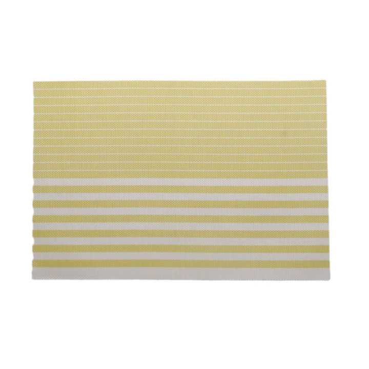 Yellow Lining Design Dining Mat -6 Pcs (30*45cm)