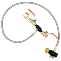 CGA-320 CO2 Cylinder Refill Adapter Soda Maker Hose Connector CO2 Exchange Carbonator Tank for Filling Soda Blue Bottle Easy Install. 