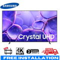 Samsung 65 inch Crystal 4K UHD Smart TV UA65U8500 With Modern, Slim Design, 4K quality, smooth smart performance, and 3 years of  full warranty.. 