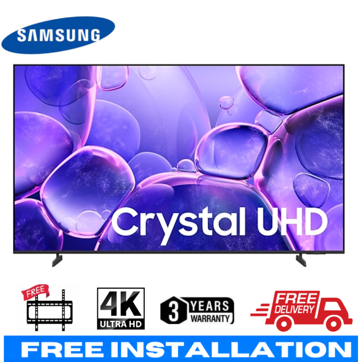 Samsung 65 inch Crystal 4K UHD Smart TV UA65U8500 With Modern, Slim Design, 4K quality, smooth smart performance, and 3 years of  full warranty.