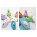 Stationery Labor-Saving Paper Embossing Machine Star Shape Handmade Punch Hole Puncher Punching Machine Cutting Craft Paper Cutting Tools Educational Gift. 