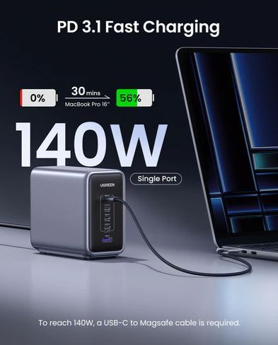 Ugreen%20Nexode%20300W%20USB%20C%20GaN%20Charger-5%20Ports%20Desktop%20Charger%20-%20Image%205