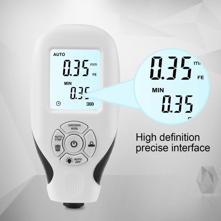 Paint Thickness Tester Car Coating Film Thickness Gauge 0~2000um ...