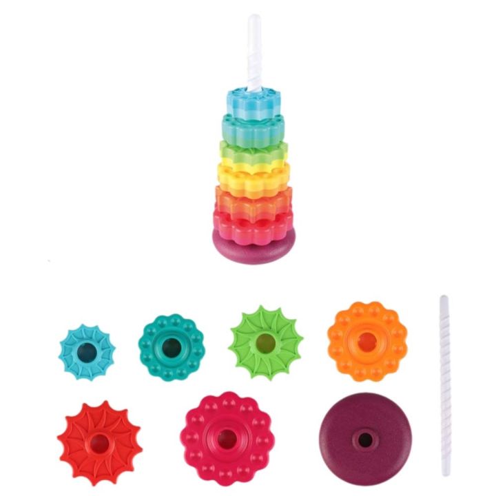 Kids%20Learning%20Toys%20Montessori%20Rotating%20Rainbow%20Tower%20Safety%20Spinning%20Baby%20Stacking%20Puzzle%20Toys%20Early%20Educational%20Environmental%20Protection%20Colored%20Children's%20Toys%20Infant%20-%20Image%209