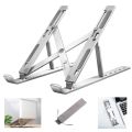 Foldable Aluminum Laptop Computer Desktop Tablet Stand. 