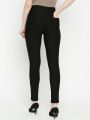 Black Stretchable Jeggings Pants For Women. 