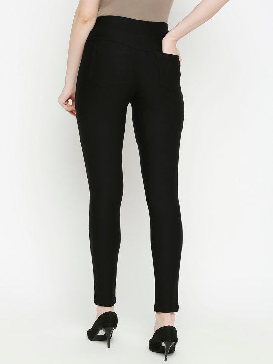 Black%20Stretchable%20Jeggings%20Pants%20For%20Women%20-%20Image%202