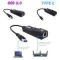 USB 3.0 to RJ45 Gigabit LAN 10/100/1000 Mbps Ethernet Network Adapter. 