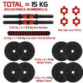 SPN-s Adjustable Dumbbell Set - Home Gym Equipment |  Dumbbell Set | Home Gym Accessories. 