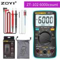 ZT-102A Digital multimeter auto ranging Multimeter Smart+Automatic Range 6000 Counts multimeter diode. 