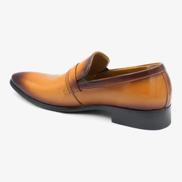 048-10%20Limited%20Edition%20Black%20Horse%20Khaki%20Brown%20Shining%20Leather%20Front%20Clip%20Designer%20Party%20Shoes%20For%20Men%20-%20Image%204