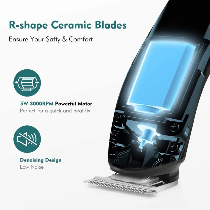 VGR%20055%20Professional%20Cordless%20Beard%20Hair%20Trimmer%20Kit%20-%20Rechargeable%20with%20Guide%20Combs,%20USB%20Cord%20Included%20-%20Image%204