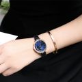 BELL LADIES DRESS LADIES STAINLESS STEEL LADIES QUARTZ ELEGANT CASE 30MM ANALOG WATCH BLUE WATCH FASHIONABLE. 