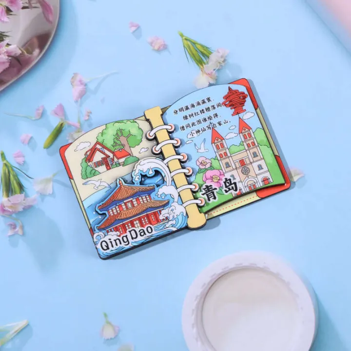 Shandong%20Zibo%20Yantai%20Weihai%20City%20Scenic%20Area%20Wooden%20Fridge%20Magnets%20Cultural%20Creative%20Gifts%20Magnetic%20Cartoon%20Crafts%20-%20Image%207