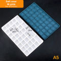 Compartments Plastic Paint Palette Paint Tray with Soft Lid Art Paint Box Tray Podazz. 