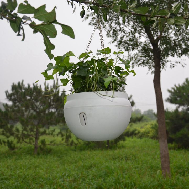 OYPFXMI%204Pcs%20Plastic%20Hanging%20Planter%20Self%20Watering%20Basket%20with%20Hooks,%20Hanging%20Flower%20Pot%20with%20Detachable%20Base%20White%20-%20Image%203