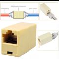 Pack Of 5 Internet Network Cable Connector RJ45 to RJ45. 