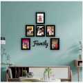 Wall Photo Frame for Home Decor And Family Design Pack of  6pcs. 
