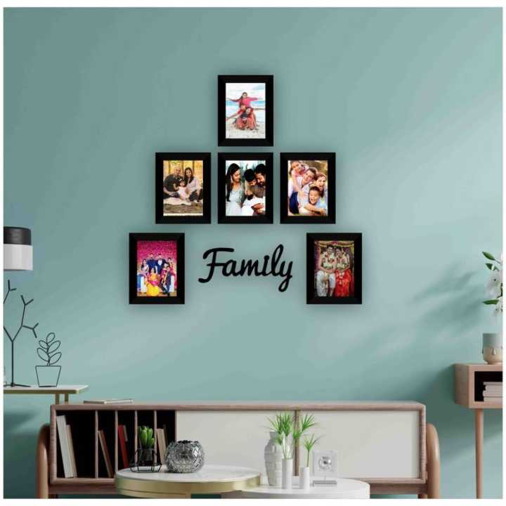 Wall Photo Frame for Home Decor And Family Design Pack of  6pcs